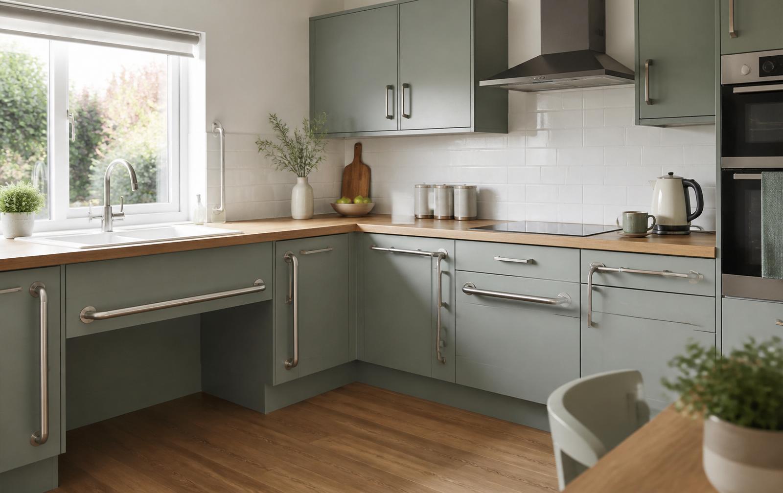 Bright accessible kitchen representing planned home-based support